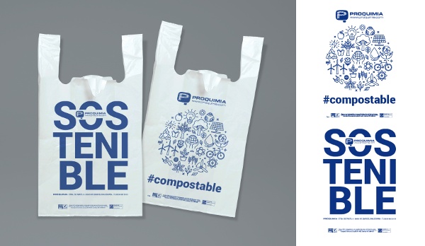 Proquimia sustituye las bolsas de plástico por compostables
