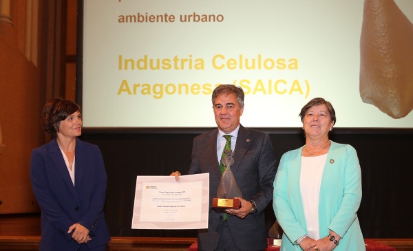 Saica gana el Premio Medio Ambiente Aragón 2019