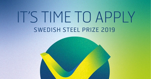 Ya está abierto el registro para aspirantes al Swedish Steel Prize 2019