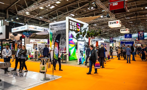 Successful product previews for bergertextiles at FESPA Global Print Expo 2019