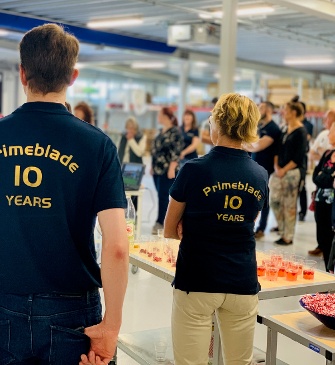 PrimeBlade 10-year Anniversary & opens new production facilities