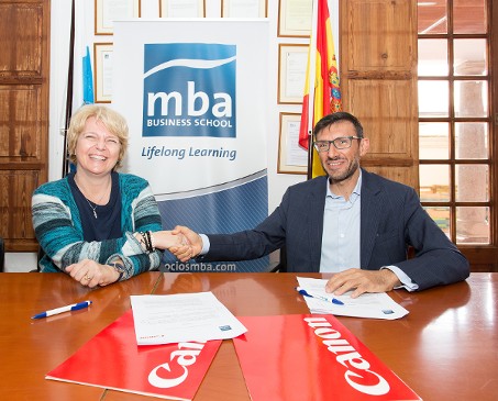 Canon firma un acuerdo de colaboración con la MBA Business School de Las Palmas