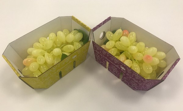 Smurfit Kappa desarrolla para un cliente una solución sostenible y biodegradable de cartón ondulado para uvas