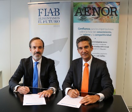 FIAB y AENOR firman un Convenio que fomentará el conocimiento y el uso de los estándares de normalización