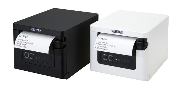 La nueva CT-S751, la impresora ultrarrápida para PDV con carga frontal e instalación ergonómica debajo del mostrador de Citizen Systems
