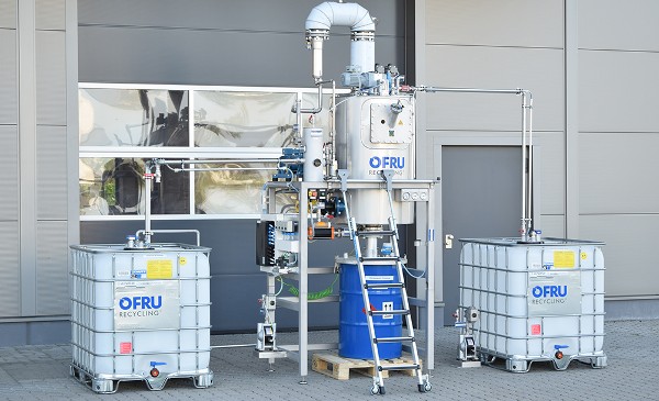 OFRU Recycling presenta reciclaje de disolventes para máquinas de impresión flexográfica