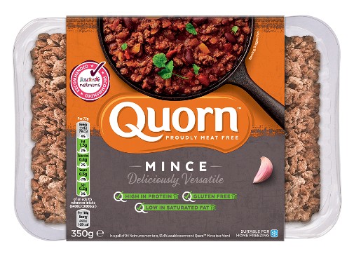 Bandejas con transparentes beneficios de sostenibilidad para Quorn