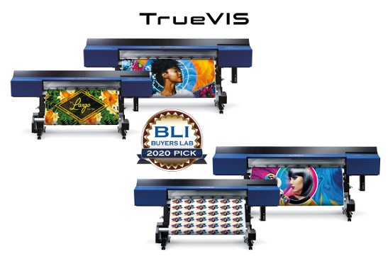 Las impresoras/cortadoras de gran formato de la serie TrueVIS de Roland DG ganan los principales galardones en tres categorías de los premios Buyers Lab 2020 Pick Awards