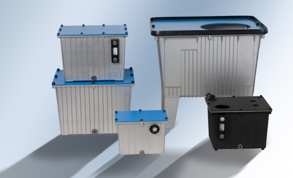 R+L Hydraulics GmbH presenta el dep&oacute;sito de aceite de R+L Hydraulics, fabricado en aluminio fundido