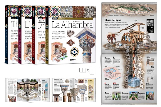 Premio ANUARIA a al mejor infografía - Alhambra de Granada, edición visual, de DOSDE