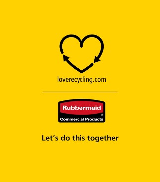 Rubbermaid Commercial Products (RCP) publica el informe de investigación "Love Recycling", un informe europeo sobre la situación del reciclaje comercial