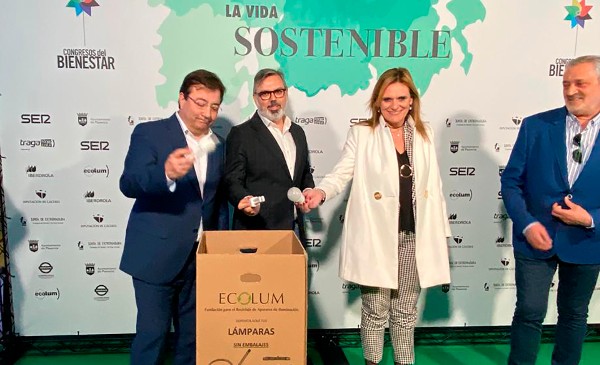 Ecolum Recyclia, protagonista del Congreso del Bienestar celebrado en Plasencia