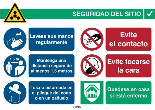 Brady Corporation ofrece se&ntilde;ales gratuitas para instalaciones para ayudar a detener el COVID-19