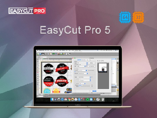 New updated 32-bit and 64-bit vinyl cutting software EasyCut Pro 5.1.02