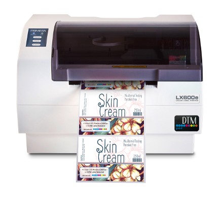 DTM Print presenta la nueva impresora de etiquetas de inyección de tinta de escritorio de 5'' LX600e
