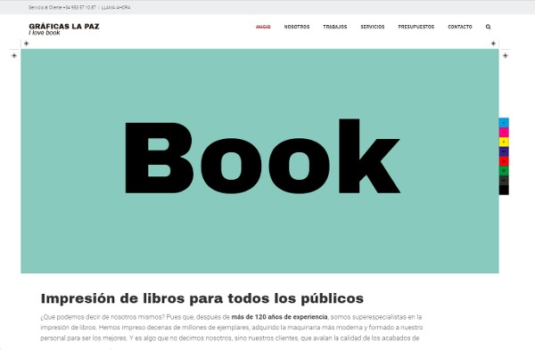 Gráficas la Paz pone en marcha Ilovebook, un potente canal online sobre fabricación de libros