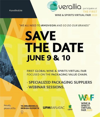 Verallia participa en la “I Feria Virtual Global” dedicada al packaging del vino y de las bebidas espirituosas