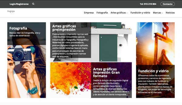 Dugopa anuncia el lanzamiento de su nueva web corporativa, con nuevas funcionalidades de E-Commerce