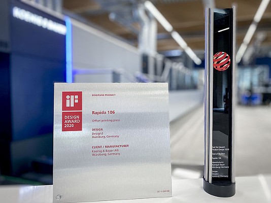 Koenig & Bauer celebra la serie de premios en la feria de impresión virtual