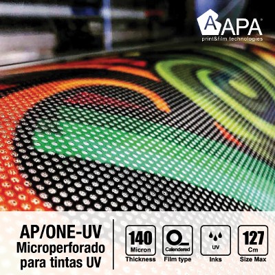 APA presenta un nuevo micro-perforado para tintas UV