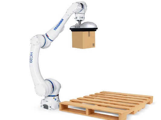El robot colaborativo HC20 de Yaskawa es ideal para aplicaciones de packaging y paletizado