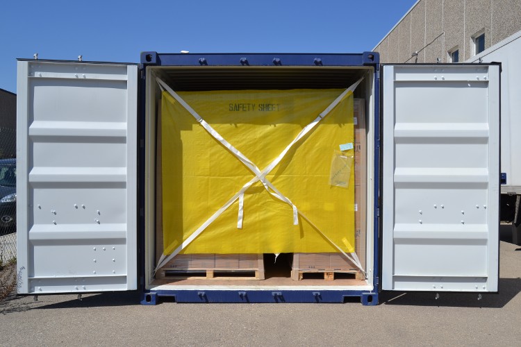 J2Servid presentará un sistema de trincaje para contenedores marítimos safety sheet en Empack