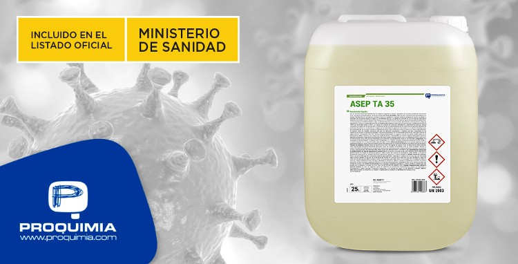 Proquimia presenta el desinfectante de superficies alimentarias ASEP TA 35