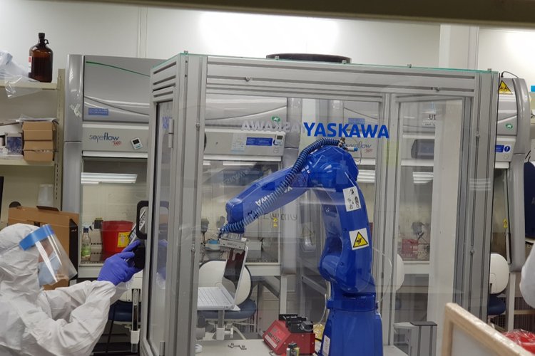 Yaskawa Israel instala el primer sistema robótico en el laboratorio que el gobierno ha destinado al COVID-19