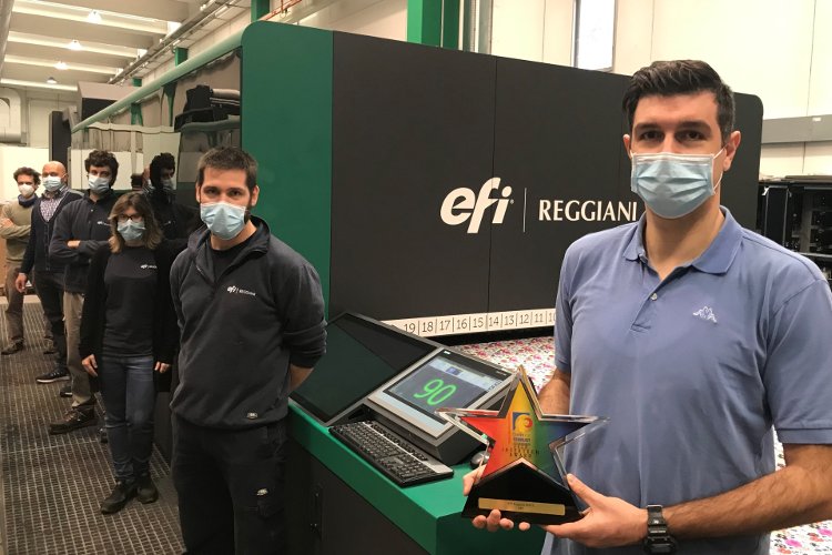 La impresora textil EFI Reggiani BOLT ha recibido el premio InterTech Technology Award
