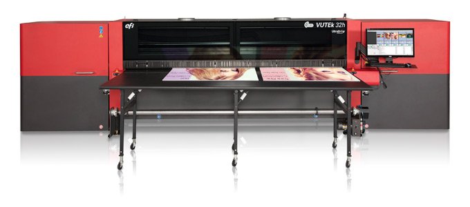 EFI VUTEk 32h gana el mercado con impresión de un alto volumen y nivel de producción en formatos supergrandes