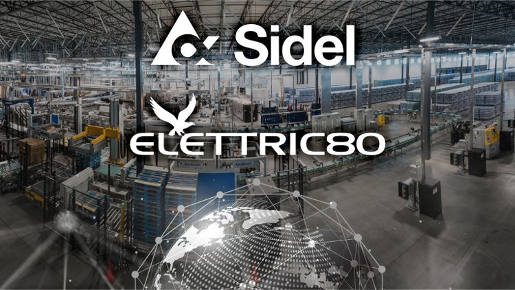 Sidel y Elettric80 se unen en una alianza estratégica para proporcionar soluciones combinadas de líneas de envasado e intralogística