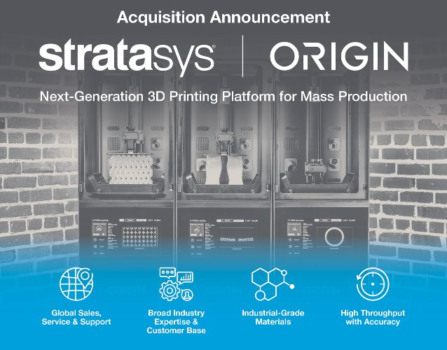 Stratasys adquiere Origin, trayendo una nueva plataforma de fabricación aditiva para la producción de polímeros