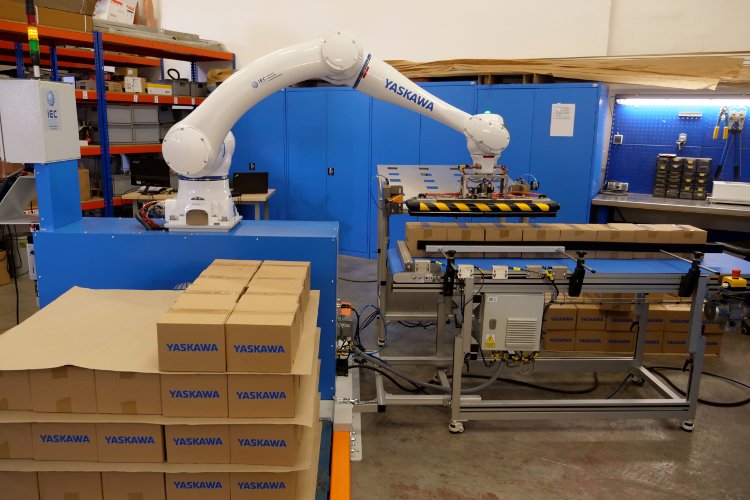 La impresionante capacidad de elevación y alcance hacen que el robot colaborativo HC20 sea ideal para todas las operaciones de pick & place. Fuente: Yaskawa Polska