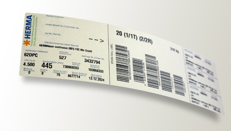 HERMA Self-Adhesive materials is changing its own shipping labels
