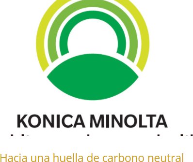 Konica Minolta ha compensado más de 30.000 toneladas de emisiones de CO2 en cinco años