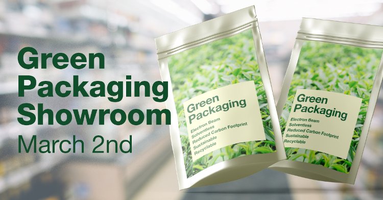 Green Packaging Showroom: Soluciones EB sostenibles y reciclables para envases flexibles