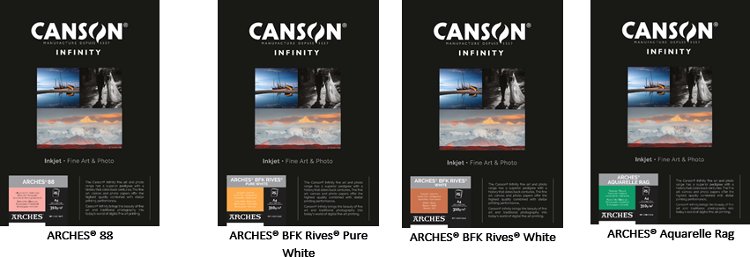 Canson Infinity presenta cuatro nuevos papeles ARCHES