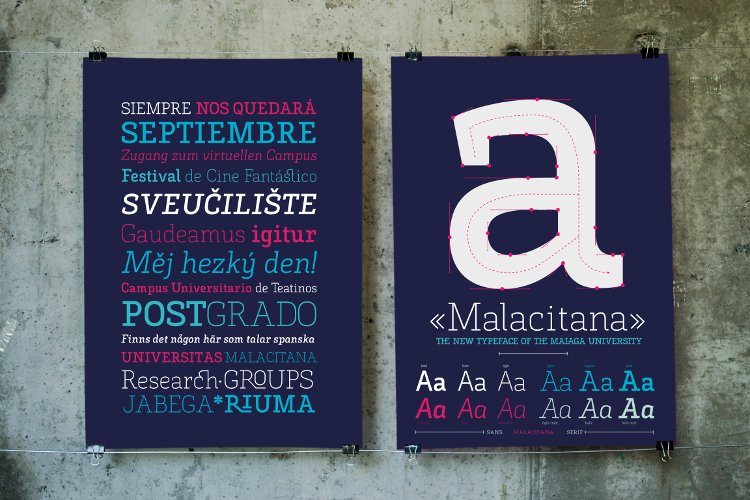 Premio Anuaria a la mejor tipografía para Tipografía MALACITANA de DAVID LÓPEZ