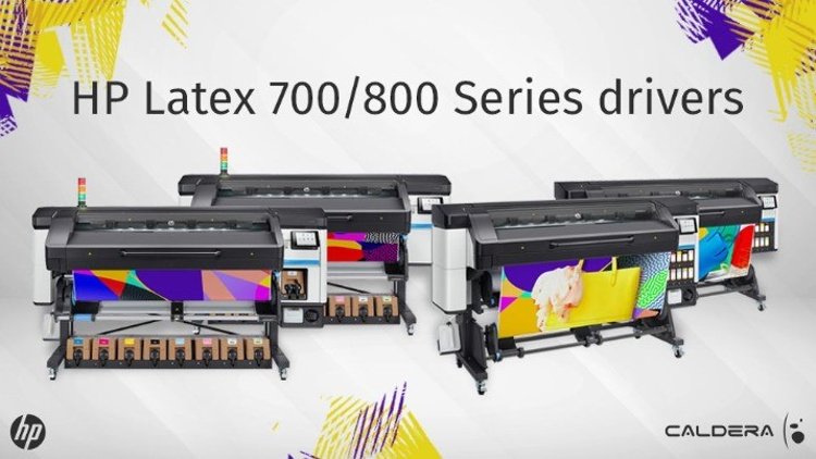 Caldera anuncia conductores para las nuevas HP Latex 700 y 800