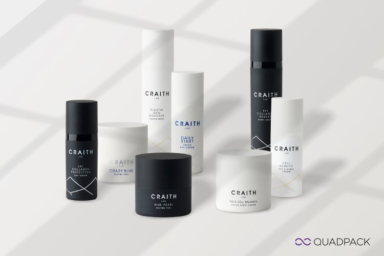 La nueva gama epigenética de Craith Lab eleva el cuidado de la piel con la tecnología airless de Quadpack