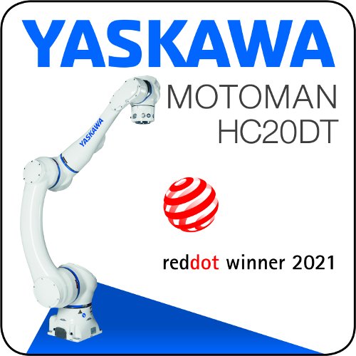 El Cobot MOTOMAN HC20DT ganador del Premio Red Dot por su excepcional calidad de diseño