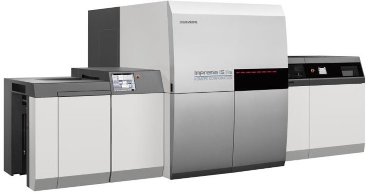 Komori launches 29'' Sheetfed UV Inkjet Digital Printing System Impremia IS29s sales