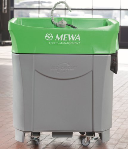 El lavapiezas ecológico MEWA Bio-Circle en servicio de alquiler aumenta la seguridad laboral y protege el medio ambiente
