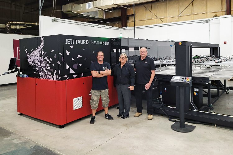 GSP se convierte en la primera compañía de EE. UU. en adquirir una impresora Jeti Tauro H3300 UHS LED de Agfa