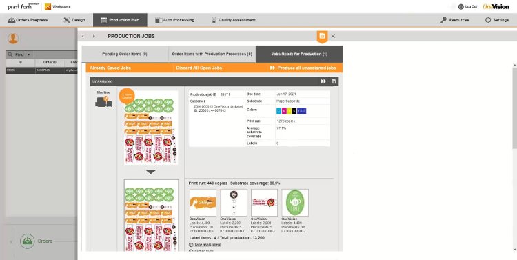 Software innovation for print service providers: intelligent set-up of print forms