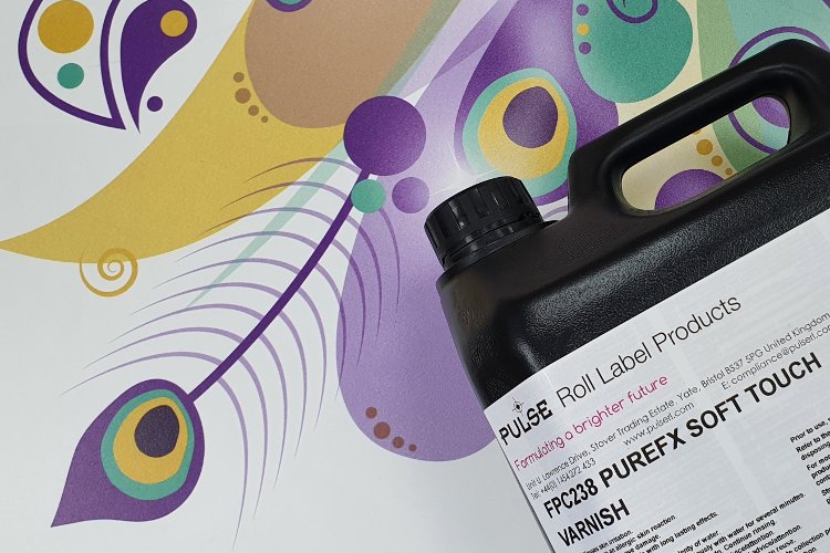 Pulse Roll Label Products launches unique UV PureFX Soft Touch Varnish