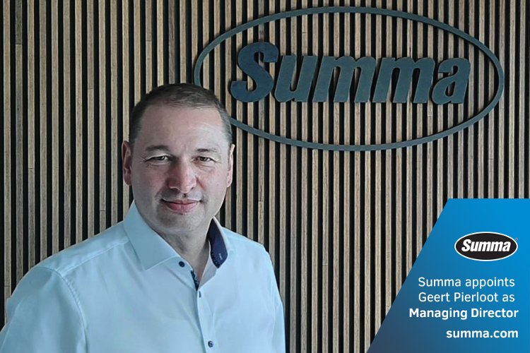 Summa NV with Headquarters in Gistel, Belgium announces the appointment of Geert Pierloot to Managing Director of Summa