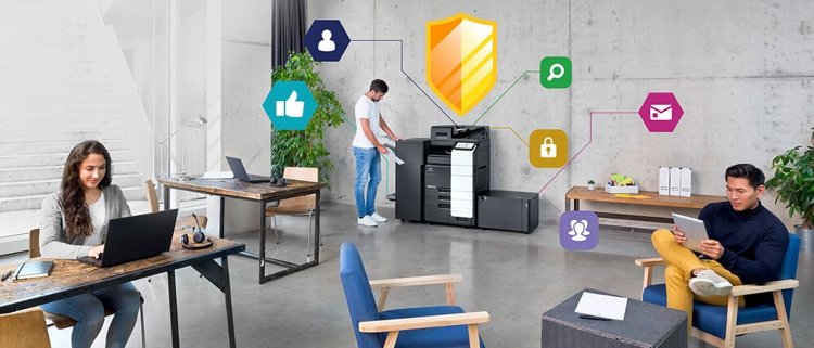 Las impresoras multifunción de Konica Minolta superan los estándares de la industria para el cumplimiento de la ciberseguridad