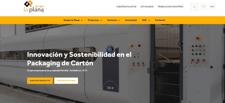 Grupo La Plana estrena nueva web corporativa