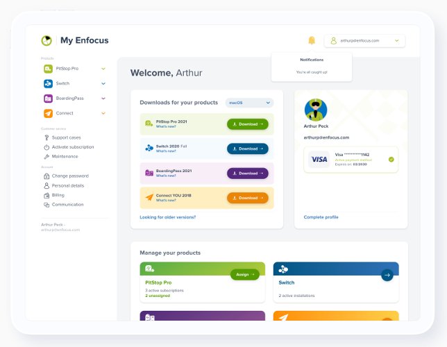 Enfocus redesigns customer portal